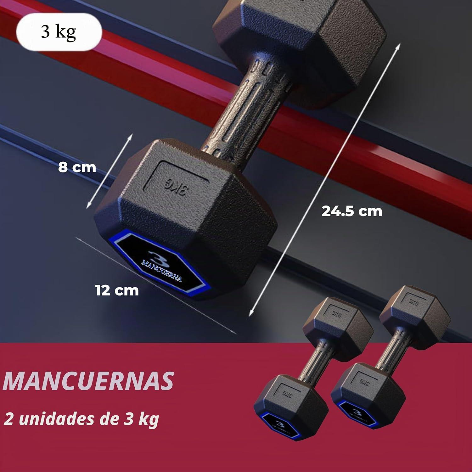 Dumbells 3kg set - Image 2